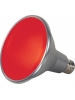 Satco S9480 - 15 Watt - PAR38 LED - Silver - Red - Medium base - 40 Deg. Beam Spread - 120V - Dimmable - 6 Packs